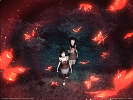 Cute Butterflies... - girls, innocent, cute, video game, fatal frame, anime, hd