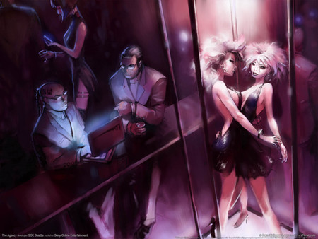 The Agency - anime, female, club, hot, digital art, girl, the agency, cg, fantasy, hd, video game