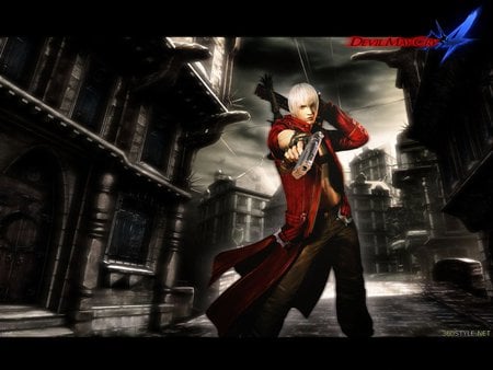 Dante - dante, devil may cry, gun, weapon, hero, action, adventure, video game