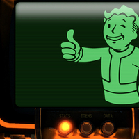 Orange Pipboy w/green screen