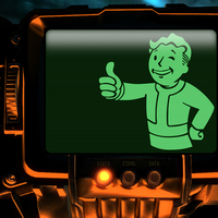 Orange Pipboy w/Green Screen