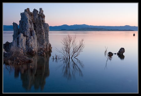 Still - still, lake, reflection, blue, water