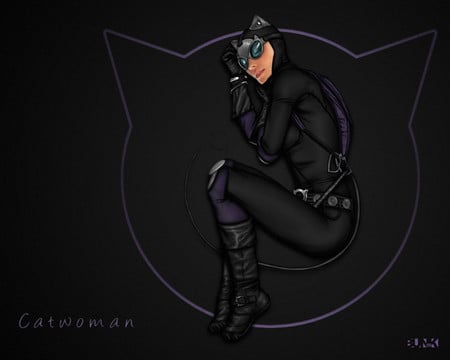 Catwoman - fantasy, catwoman, woman, cat