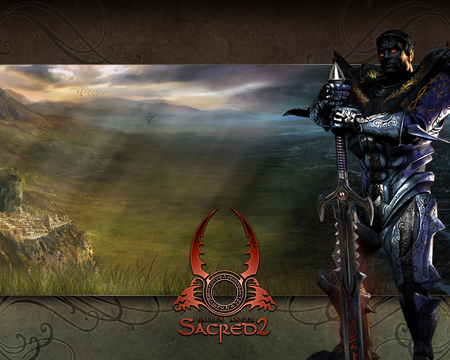 Sacred 2 - warrior, fantasy, game, sacred 2, adventure, hd