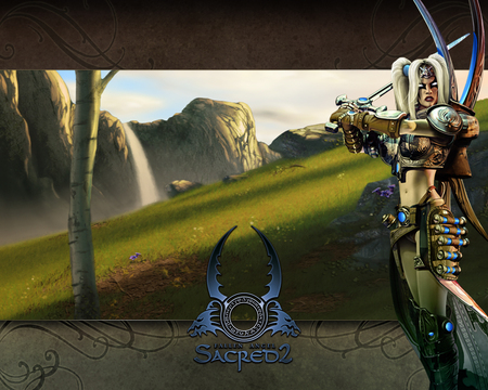 Sacred 2 - warrior, fantasy, game, sacred 2, adventure, hd