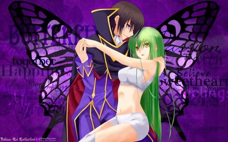 Butterfly Lovers - anime, cc, zero, love, code geass, lelouch lamperouge