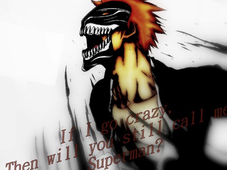 Ichigo - crazy, ichigo, hollow, bleach