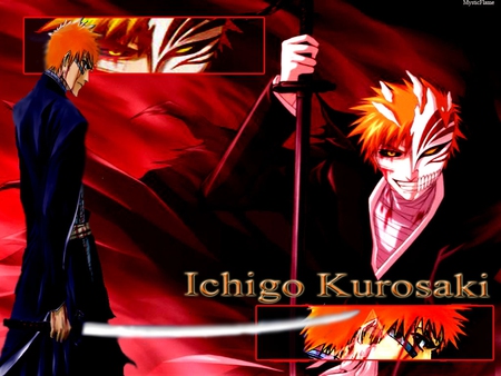 Ichigo - bankai, ichigo, mask, hollow