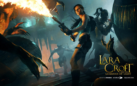 Lara Croft And The Guardian of Light - of light, croft, guardian, lara, and the