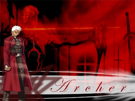 Archer - ubw, fate stay night, archer, red