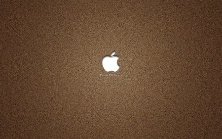 on sand - brown, system, computer, silve, technology, sand, apple, mac