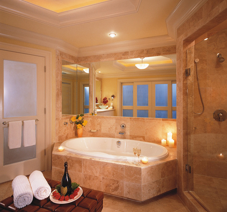 Luxury bath - beautiful, luxury, house, bath