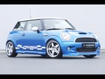 blue mini cooper