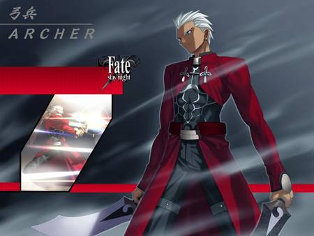 Archer - kanshou, bakuya, fate stay night, archer