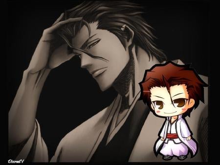 Aizen - aizen, smile, bleach, chibi