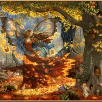 Fall fairy