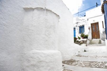 White and blue 1 - white, greek island, summer, blue