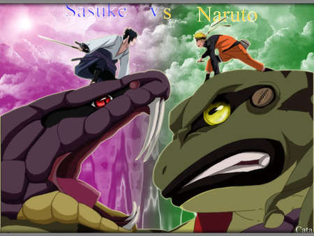 Summoning Jutsu!!! - giant, sasuke, snake, naruto, toad