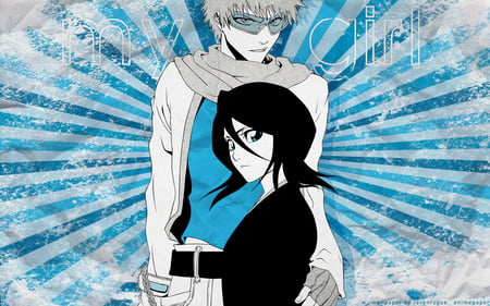 rukiaxichigo - rukia, bleach, kurosaki, ichigo, kubo, tite, kuchiki