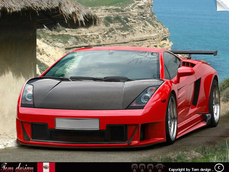 Sweet!!!!! - lamborghini, car, red, gallardo, lambo