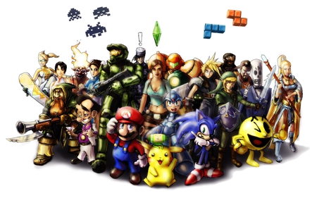 video game saga - characters, videogames, cool, cg