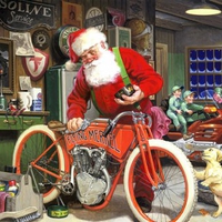 Santas Garage by tom newsom