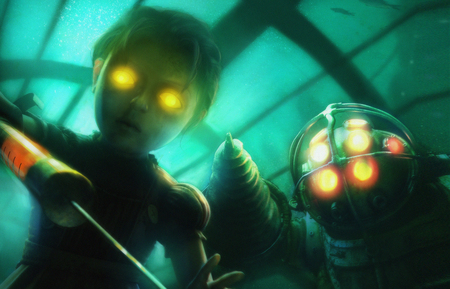 Bioshock - bioshock, game, dark, evil, fantasy