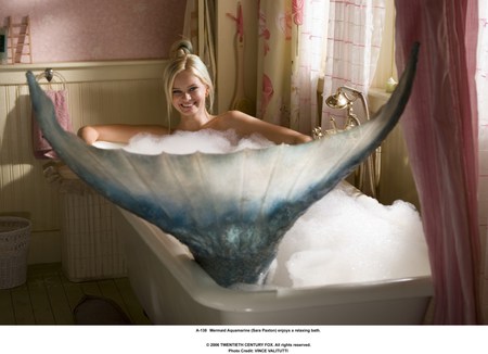 water nymph - woman, sexy, movie, mermaid, bath, beautiful, house, blonde