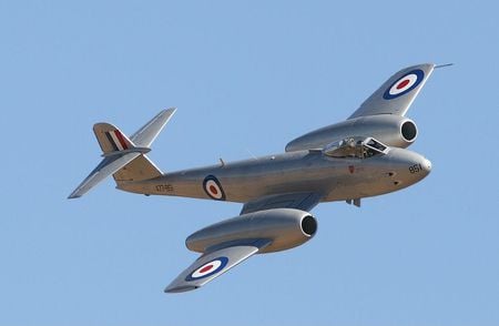 Gloster Meteor - royal air force, raf, gloster meteor, world war two