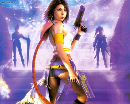 Final Fantasy - game, woman, gun, ff, future, final fantasy