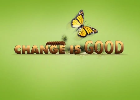 Change_is_good - cg, change, green, good