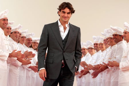 Roger Federer - sports, male, people, tennis, cute