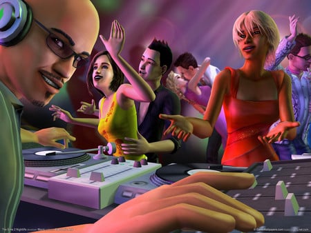 Nightlife - cg, club, nightlife, the sims, hd, 3d, video game