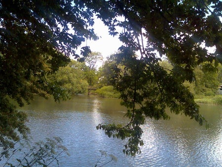 summer time  in river... - natur, rainbow, forces of nature, sky