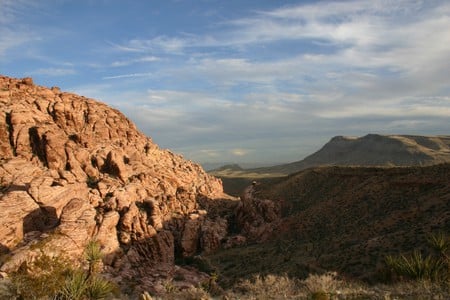 Down in the  Valley - valleys, sunsets, mountains, desert