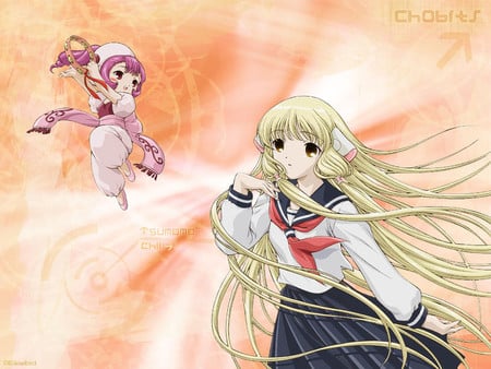 School Time - chobits, persacom, chii, sumomo, chi