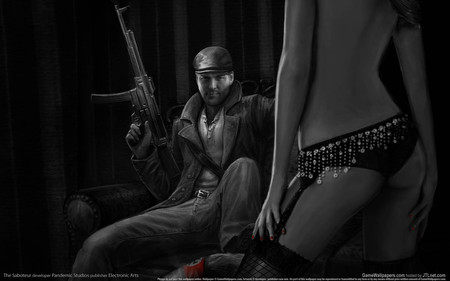 But Black and White - ea game, the saboteur, black and white, game, sexy, hd, weapon