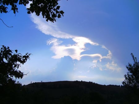 Sky from Romania :) - field, nature, peace, sky