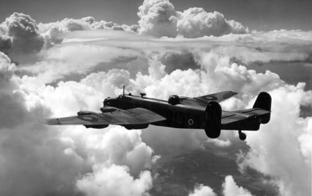 Handley-Page Halifax - bomber command, raf, royal air force, world war two