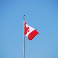 Canadian Flag Pole