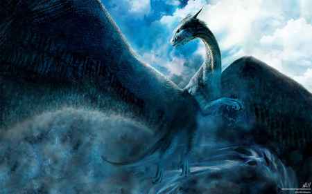 Saphira - dragon, dragons, saphira, wings, eragon