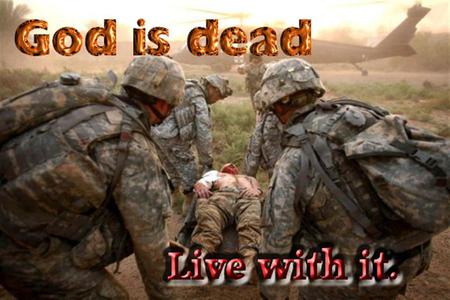 The truth of life - it, iraq, war, live, god, robot360, with, dead, troops