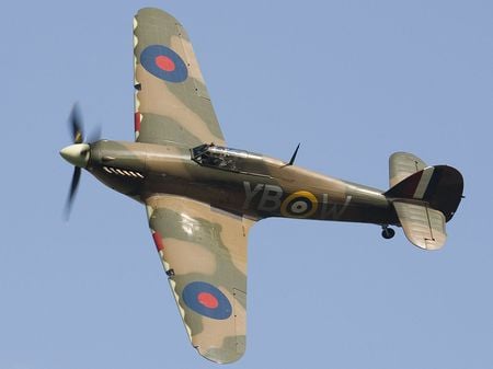 Hawker Hurricane - world war two, battle of britain, raf, royal air force