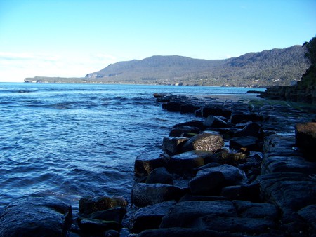 Tesolated Rocks - sea, beauty, blue, rocks