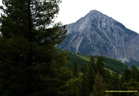 the mountains - sky, mountains, hills, trees, grass