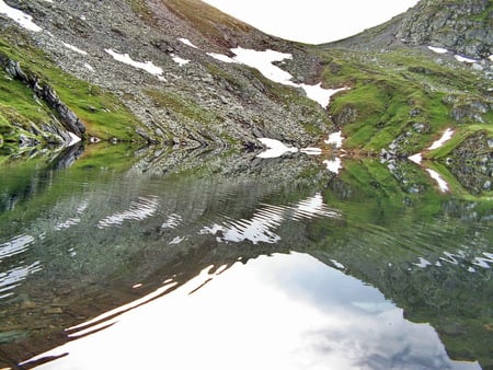 Capra lake-Romania - summer, romania, lake, trekking, mountain