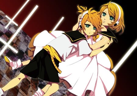 Kagamine Rin and Kagamine Len