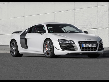 Audi R8 GT - gt, white, r8, 2011