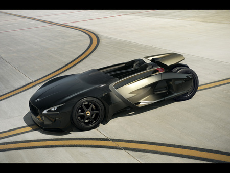 Peugeot EX1 Concept - black, ex1, gold, 2010