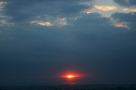 Last Light - storms, clouds, night, sunset